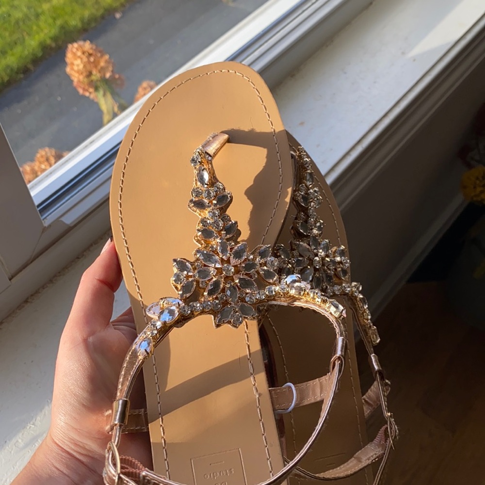 Jeweled Sandals
